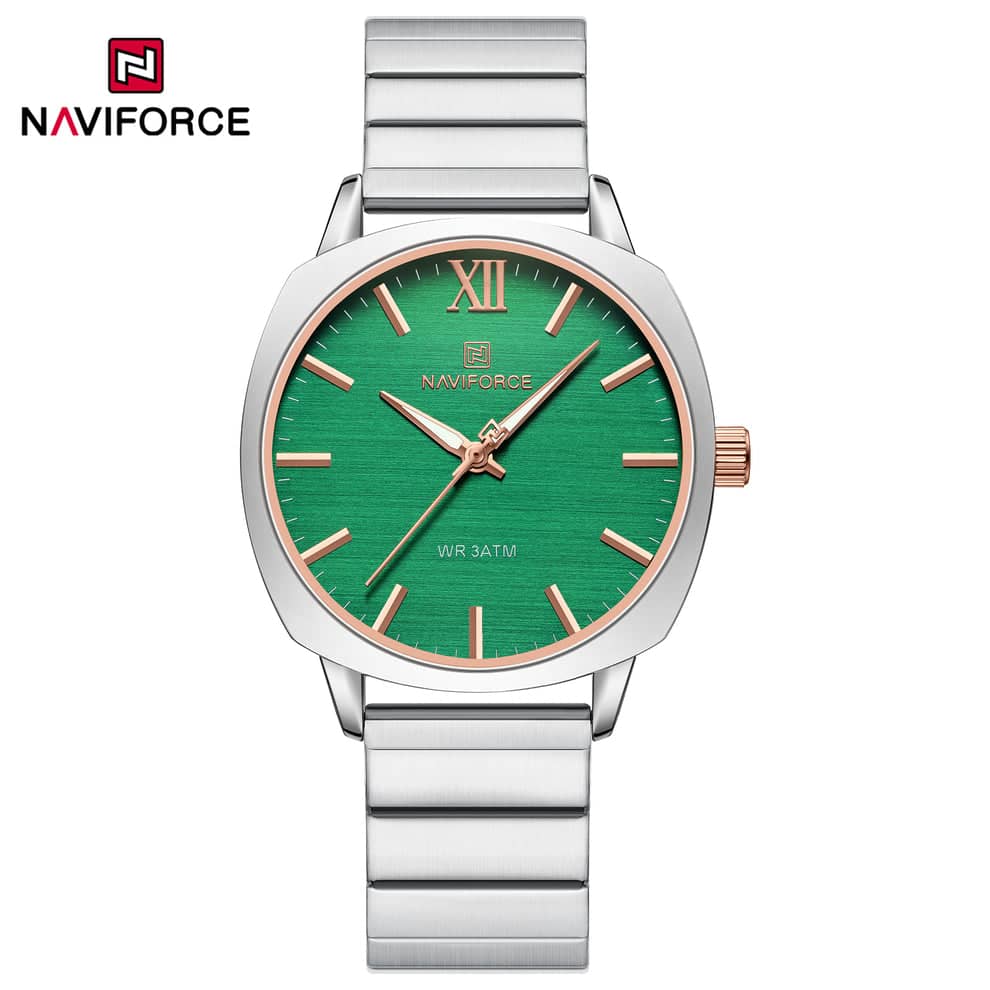 Naviforce NF5044 Aurora — Silver Green