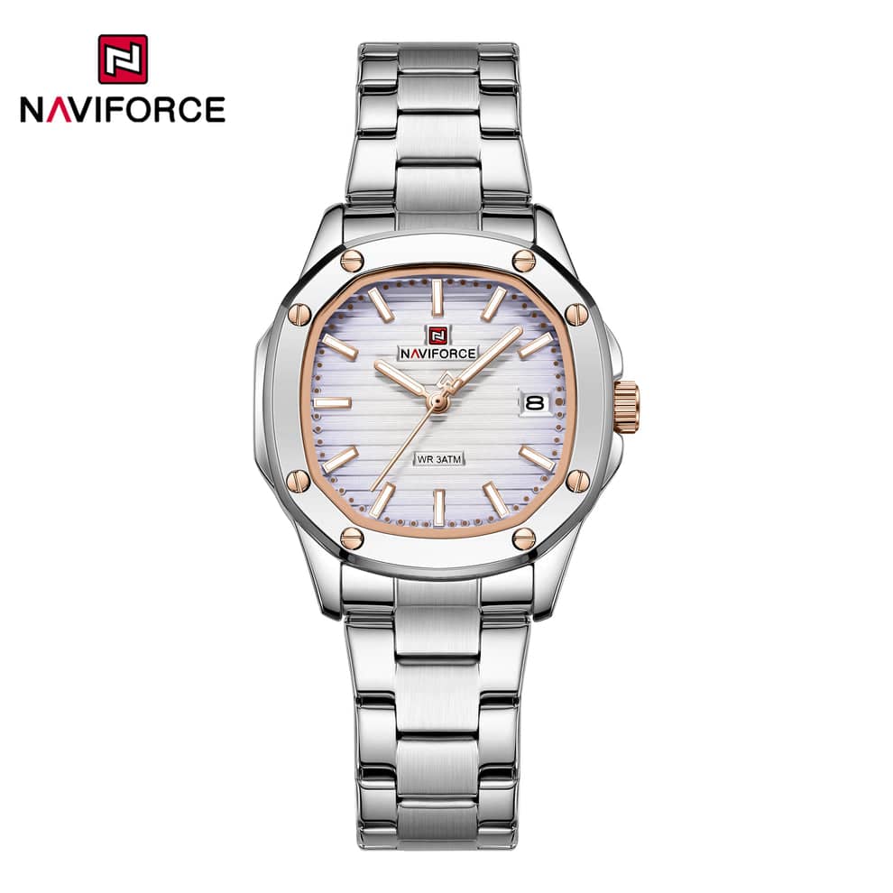 Naviforce NF5069S Zuri — Silver Rose Gold